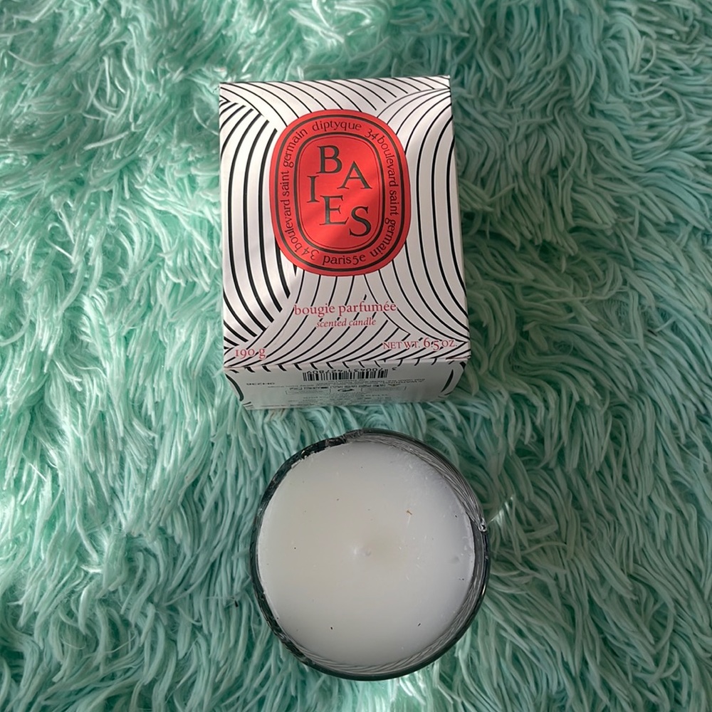 Diptyque Baies Scented Candle Limited Edition 6.5 oz Glass broken Never Used